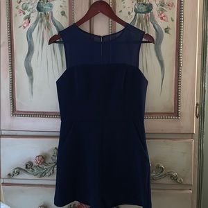 BCBG formal romper in navy blue